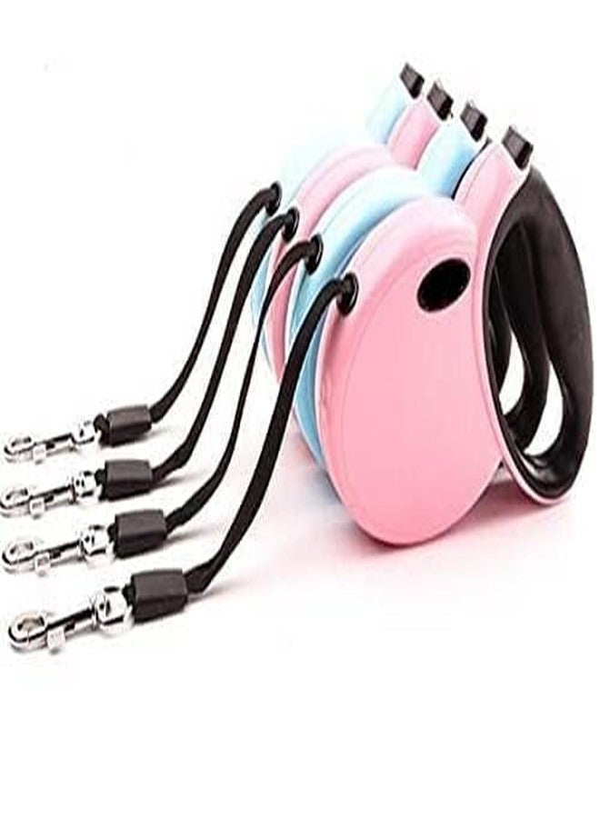 RoverPets Heavy-Duty 4m Retractable Dog Leash - Automatic Telescopic Traction Lead for Medium Dogs and Puppies, Ideal for Outdoor Walks and Training (Multicolor)